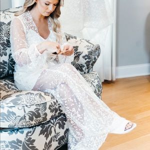 Lace Maxi Robe